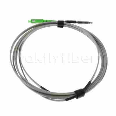 2.0*5.2mm SC/APC ke SC/APC Rakitan Kabel Fiber Drop yang Dapat Didorong untuk FTTH dan FTTP