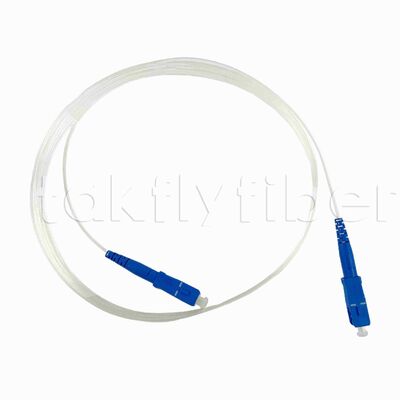 SC/UPC-SC/UPC Kabel Patchcord Kabel Drop FTTH Tak Terlihat Transparan