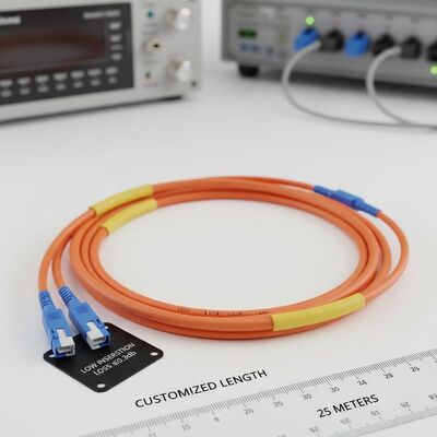 Kabel Patch Fiber Optik Mode Kondisi dengan Kehilangan Sisipan Rendah ≤0.3dB Bahan Jaket LSZH dan Panjang yang Disesuaikan