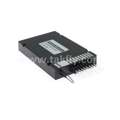 Modul DWDM Serat Optik 8+1 Saluran MUX+DEMUX ABS untuk Pusat Data Telekomunikasi 5G