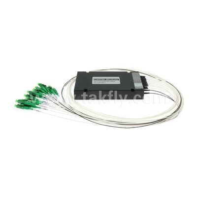 Modul DWDM Serat Optik 8+1 Saluran MUX+DEMUX ABS untuk Pusat Data Telekomunikasi 5G