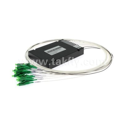 Modul DWDM Serat Optik 8+1 Saluran MUX+DEMUX ABS untuk Pusat Data Telekomunikasi 5G