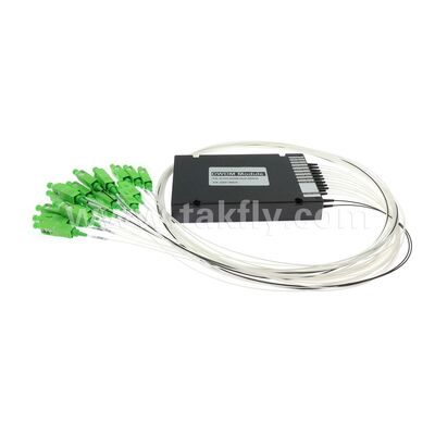 Modul DWDM Serat Optik 8+1 Saluran MUX+DEMUX ABS untuk Pusat Data Telekomunikasi 5G