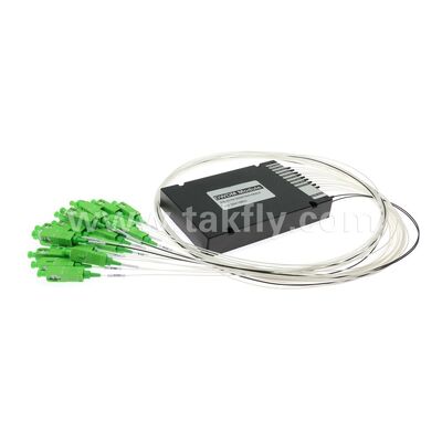 Modul DWDM Serat Optik 8+1 Saluran MUX+DEMUX ABS untuk Pusat Data Telekomunikasi 5G