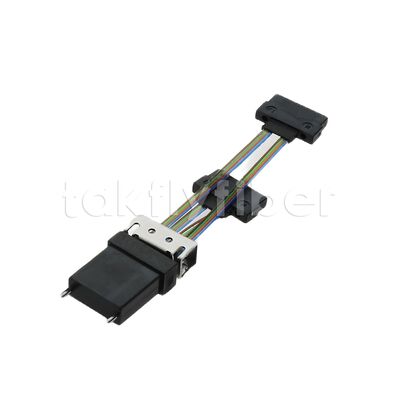High Speed Low Loss Customizable MT Assembly Fiber Optic Patchcord untuk modul QSFP
