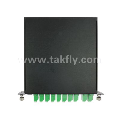 Fiber Optic DWDM 8+1Channel MUX+DEMUX LGX Modul untuk Data Center Telecom 5G