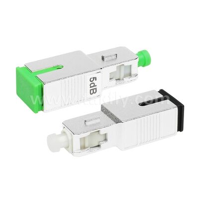 OEM Fiber Optical Attenuator Fixed LC/SC/ST/FC SM/MM UPC/APC Pria/Wanita untuk Pusat Data FTTX