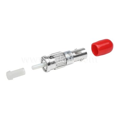 OEM Fiber Optical Attenuator Fixed LC/SC/ST/FC SM/MM UPC/APC Pria/Wanita untuk Pusat Data FTTX