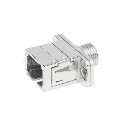 FC-SC Coupler Simplex Metal Hybrid Adapter Female/Female Fiber Optic untuk Pusat Data Telecom FTTX
