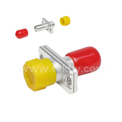 FC-ST Coupler Simplex Metal Hybrid Adapter Female/Female Fiber Optic untuk Pusat Data Telecom FTTX