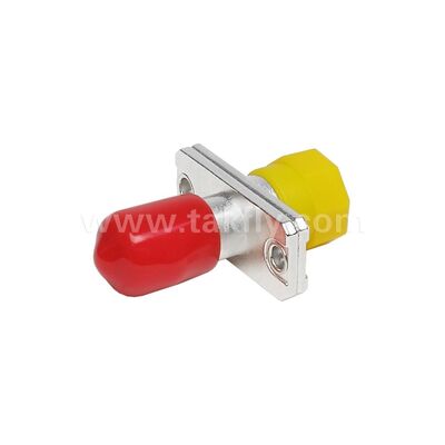 FC-ST Coupler Simplex Metal Hybrid Adapter Female/Female Fiber Optic untuk Pusat Data Telecom FTTX