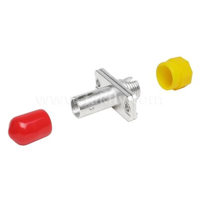 FC-ST Coupler Simplex Metal Hybrid Adapter Female/Female Fiber Optic untuk Pusat Data Telecom FTTX