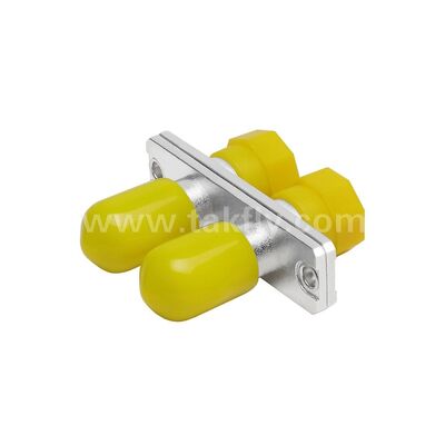 FC-ST Coupler Duplex Metal Hybrid Adapter Female/Female Fiber Optic untuk Pusat Data Telekomunikasi FTTX