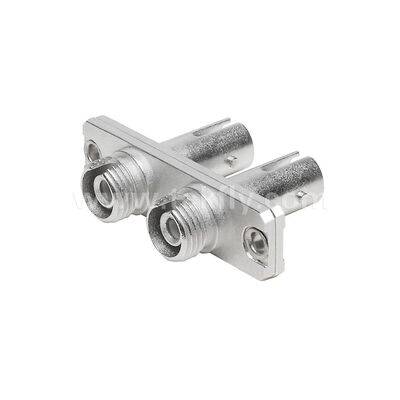 FC-ST Coupler Duplex Metal Hybrid Adapter Female/Female Fiber Optic untuk Pusat Data Telekomunikasi FTTX