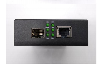 10G Unmanaged Fiber Media Converter dengan port SFP+& RJ45