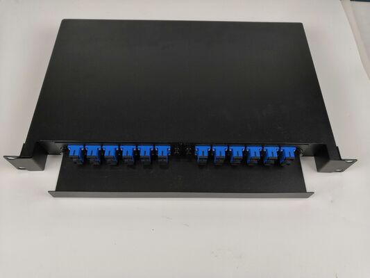 24 Core Slidable 19 Inch Rack-Mount Fiber Optic Distribution Frame with Simplified Cable Management