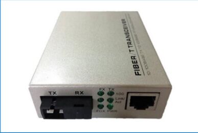 Konverter Media Serat Optik 10/100/1000Base-TX ke 1000Base-FX dengan LFP