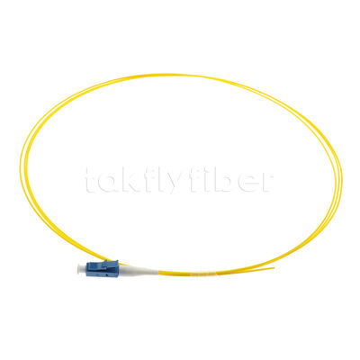 LC Simplex Single Mode Fiber Optic Pigtail   1m 2m 3m Panjang, 0.9mm Tight Buffer