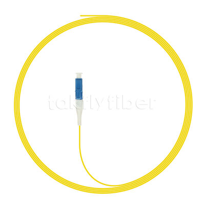 LC Simplex Single Mode Fiber Optic Pigtail   1m 2m 3m Panjang, 0.9mm Tight Buffer