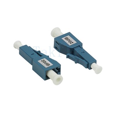 Atenuator Serat Optik LC Pria ke Wanita – Tipe Tetap Inline untuk Mode Tunggal / Multimode