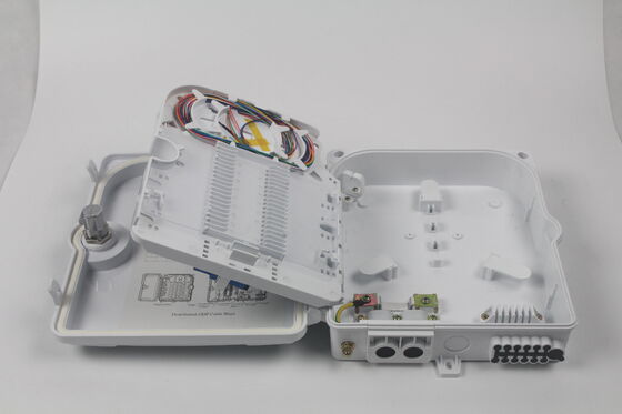 Easy Maintenance FTTH Fiber Optic Termination Box dengan Perlindungan IP65 dan 0.2dB Insertion Loss