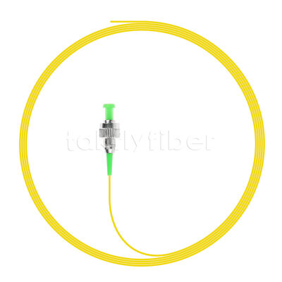 Kuncir Optik FC Simplex – Mode Tunggal 9/125μm, Panjang 1m/2m/3m, 0,9mm/2.0mm/3.0mm, Jaket PVC/LSZH