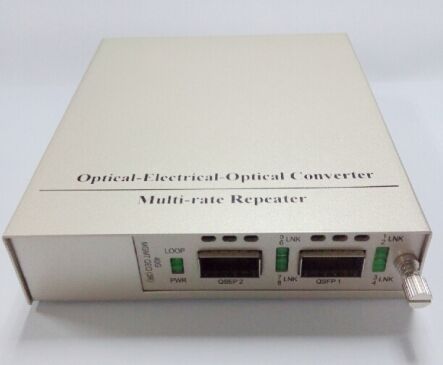 40G OEO Fiber Media Converter 3R Repeater QSFP+ ke QSFP+ —— Performa &amp; Efisiensi Tinggi