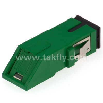 SC Zirconia Sleeve Fiber Optic Adapter dengan Opsi Duplex dan Konfigurasi Flangeless
