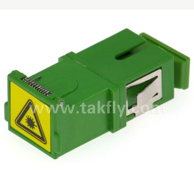 SC Zirconia Sleeve Fiber Optic Adapter dengan Opsi Duplex dan Konfigurasi Flangeless