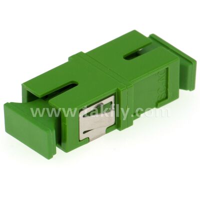 SC Zirconia Sleeve Fiber Optic Adapter dengan Opsi Duplex dan Konfigurasi Flangeless
