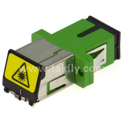 SC Zirconia Sleeve Fiber Optic Adapter dengan Opsi Duplex dan Konfigurasi Flangeless