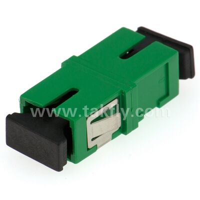 SC Zirconia Sleeve Fiber Optic Adapter dengan Opsi Duplex dan Konfigurasi Flangeless