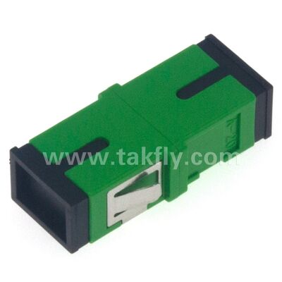 SC Zirconia Sleeve Fiber Optic Adapter dengan Opsi Duplex dan Konfigurasi Flangeless