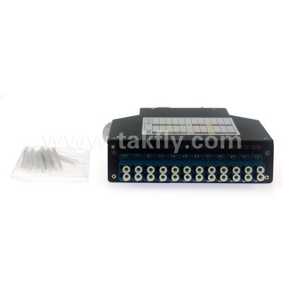 ODF Rackmount Akses Depan 1U dengan 2 Baki Sambungan dan Kapasitas Inti 12-48