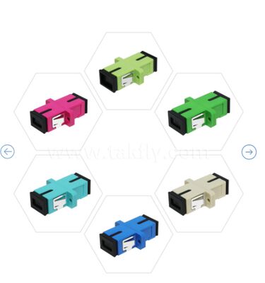 SC Simplex Adapter. Instalasi Mudah & Resistensi Suhu Tinggi-Rendah. Fiber Optic Coupler untuk Transmisi Daya Maksimum.