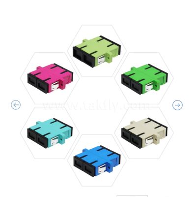 Adaptor serat optik SC Duplex, Kerugian penempatan rendah untuk kabel-ke-kabel & kabel-ke-alat koneksi