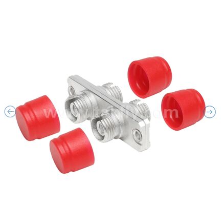 FC Metal Adapter √ Tipe persegi panjang, Low Loss FC Coupler untuk Kabel Serat Optik