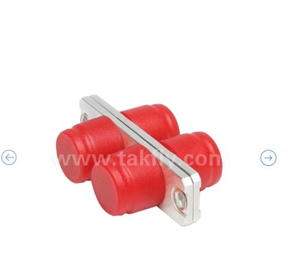 FC Metal Adapter √ Tipe persegi panjang, Low Loss FC Coupler untuk Kabel Serat Optik