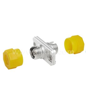FC Metal Adapter √ Tipe persegi panjang, Low Loss FC Coupler untuk Kabel Serat Optik