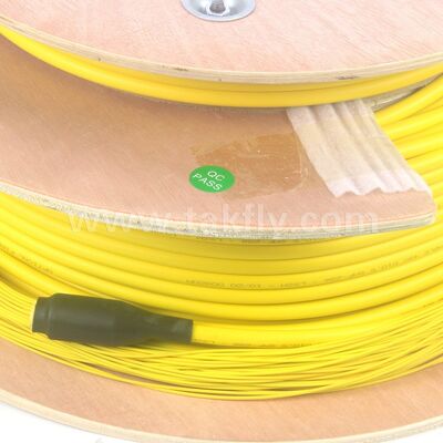 Kabel Fiber Optic Patch 48Cores SC-SC Pre-terminated Breakout Patchcord untuk Pusat Data Telekom