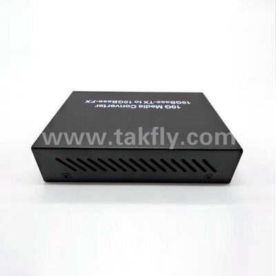 10G Gigabit Unmanaged Fiber Media Converter, Ekspansi Jaringan Kelompok Kerja yang Murah, Perlindungan Terisolasi & Perbaikan Mudah
