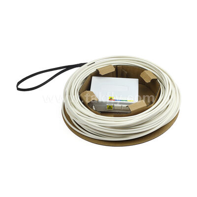 FTTH Pre-Termined Fiber Outlet Kit ️ Perangkat tanpa alat, tidak ada splicing, termasuk kabel spool untuk instalasi FTTB cepat