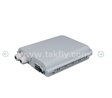 Kotak Pemutusan FTKS-1805-8E dengan adaptor 8 PCS SC/UPC SM SX dan kuncir terpasang sepenuhnya