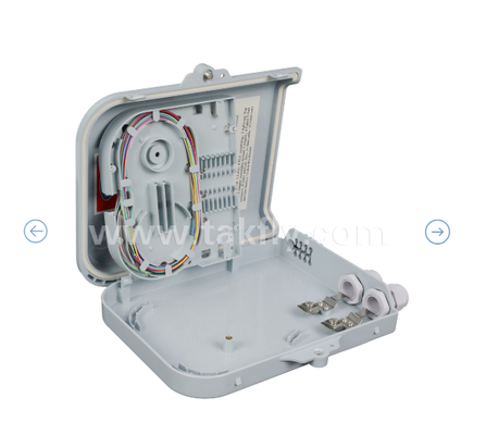 Kotak Pemutusan FTKS-1805-8E dengan adaptor 8 PCS SC/UPC SM SX dan kuncir terpasang sepenuhnya