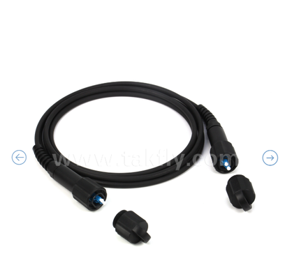 IP67 Waterproof LC-LC Duplex Patch Cord ️ Dianjurkan di luar ruangan, Kabel GYFJH, siap untuk lingkungan yang sulit