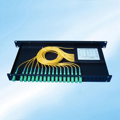 1X16 Rack Mount Fiber Optic PLC Splitter