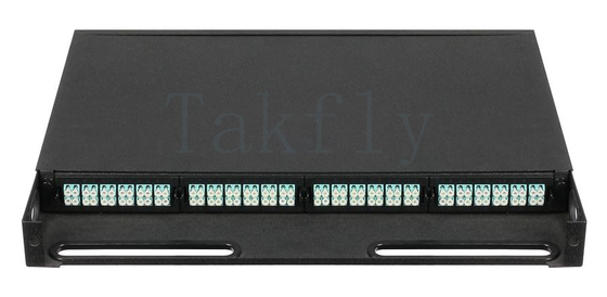 MPO/MTP ke LC Cassette Management Panel   Rack-Mount, untuk Kabel Serat Densitas Tinggi