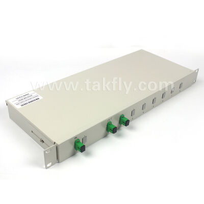 Serial PLC Splitter 1×2 sampai 1×32 lengkap 1U Rack Chassis untuk kantor pusat