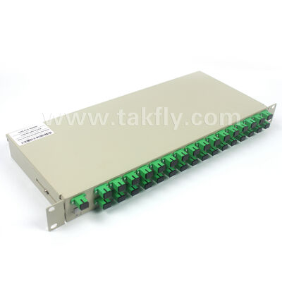 Serial PLC Splitter 1×2 sampai 1×32 lengkap 1U Rack Chassis untuk kantor pusat