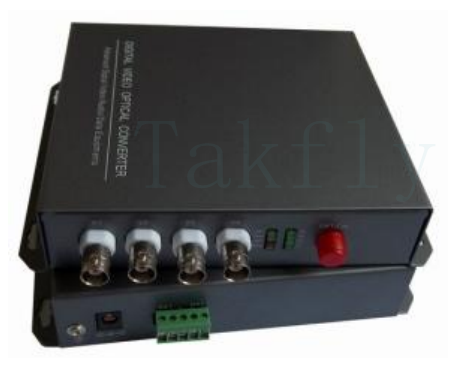 4CH Digital Video Optical Converter – 2 Video + 1-2 RS485 Data over Single Fiber